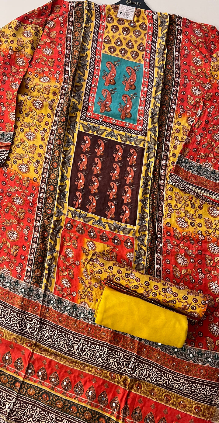 UNMSTITCHED  DESIGNER SUIT- IKBN06/2