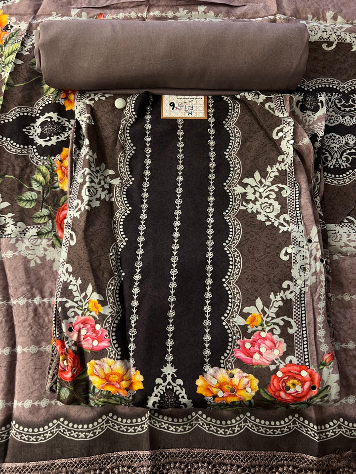 UNMSTITCHED  DESIGNER SUIT- IKBN06/19