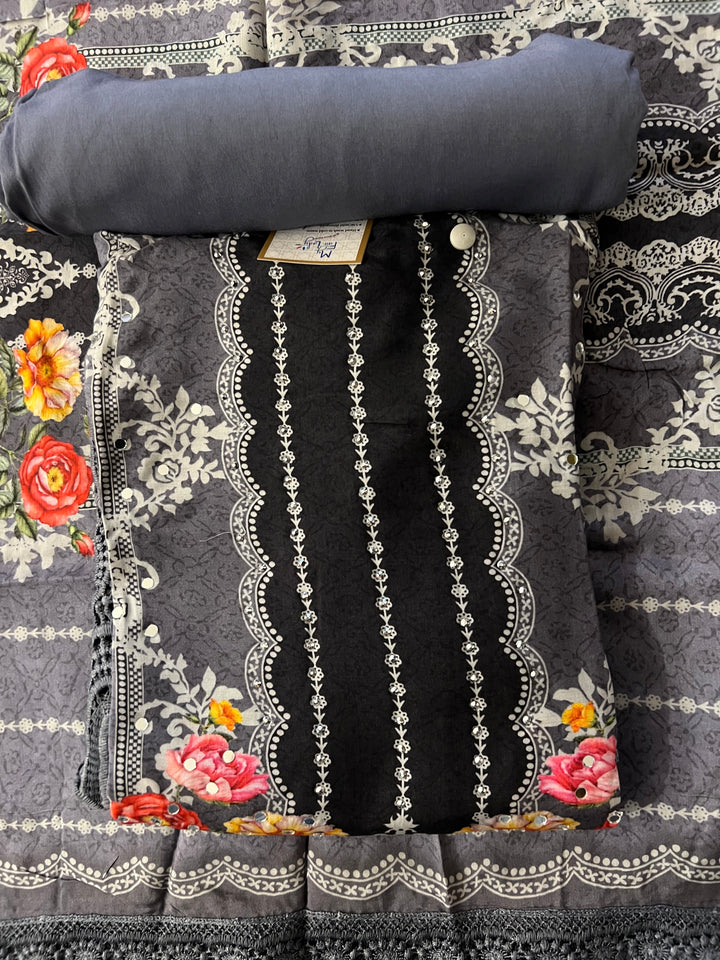 UNMSTITCHED  DESIGNER SUIT- IKBN06/18