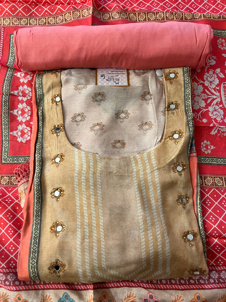 UNMSTITCHED  DESIGNER SUIT- IKBN06/21