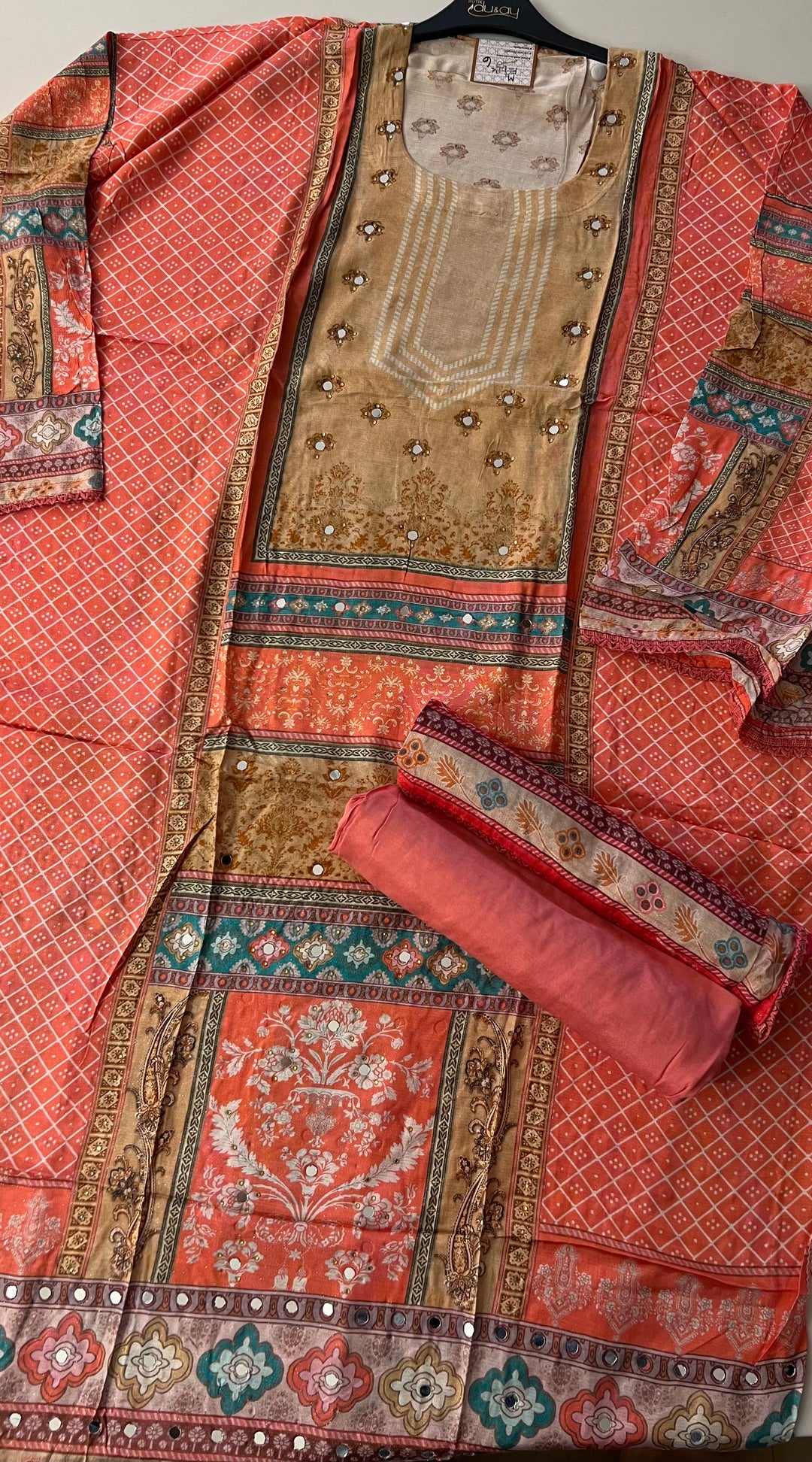 UNMSTITCHED  DESIGNER SUIT- IKBN06/21