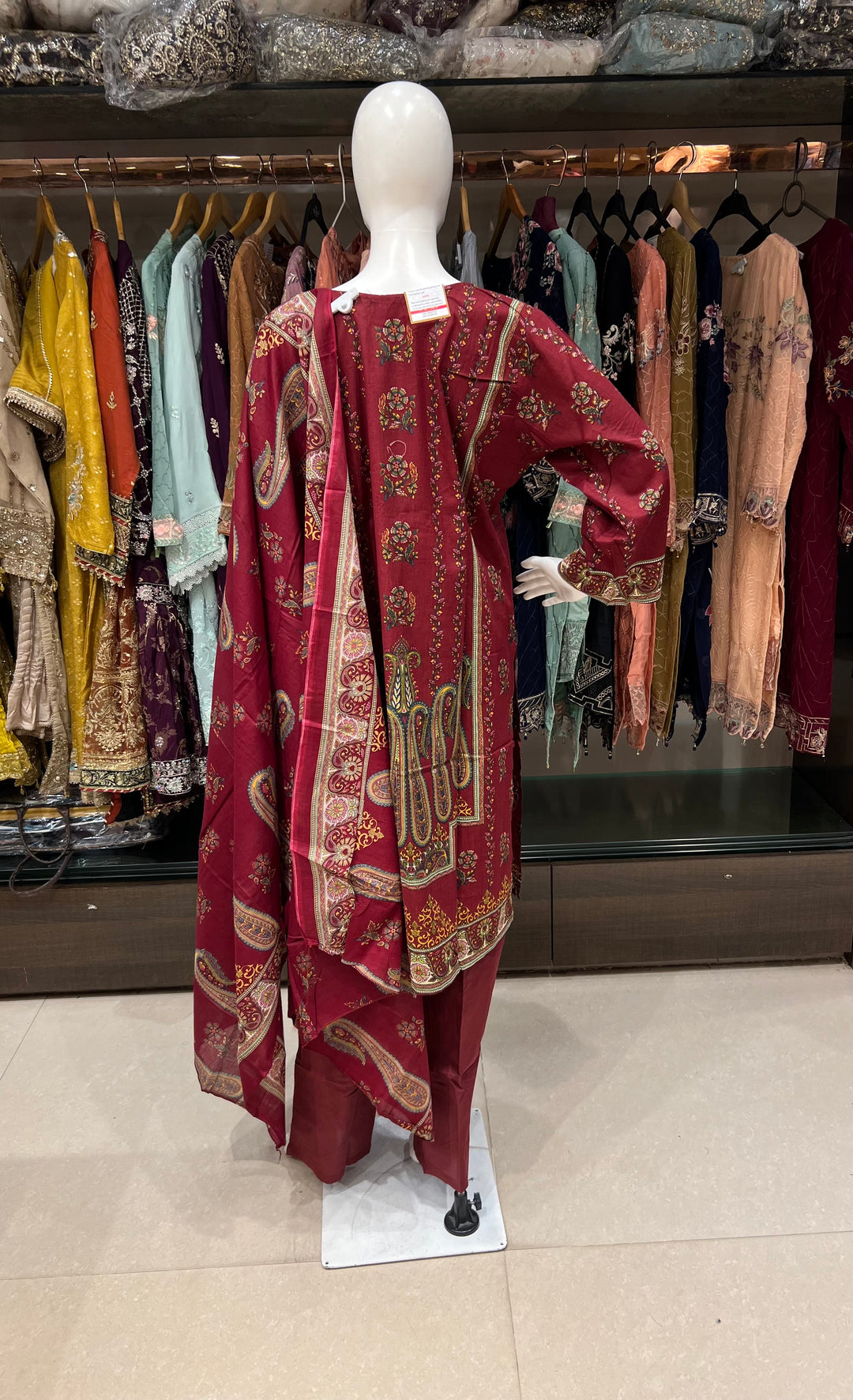 PAKISTANI LAWN COTTON SUITS FOR RAMZAN EID 3XL-MOD16