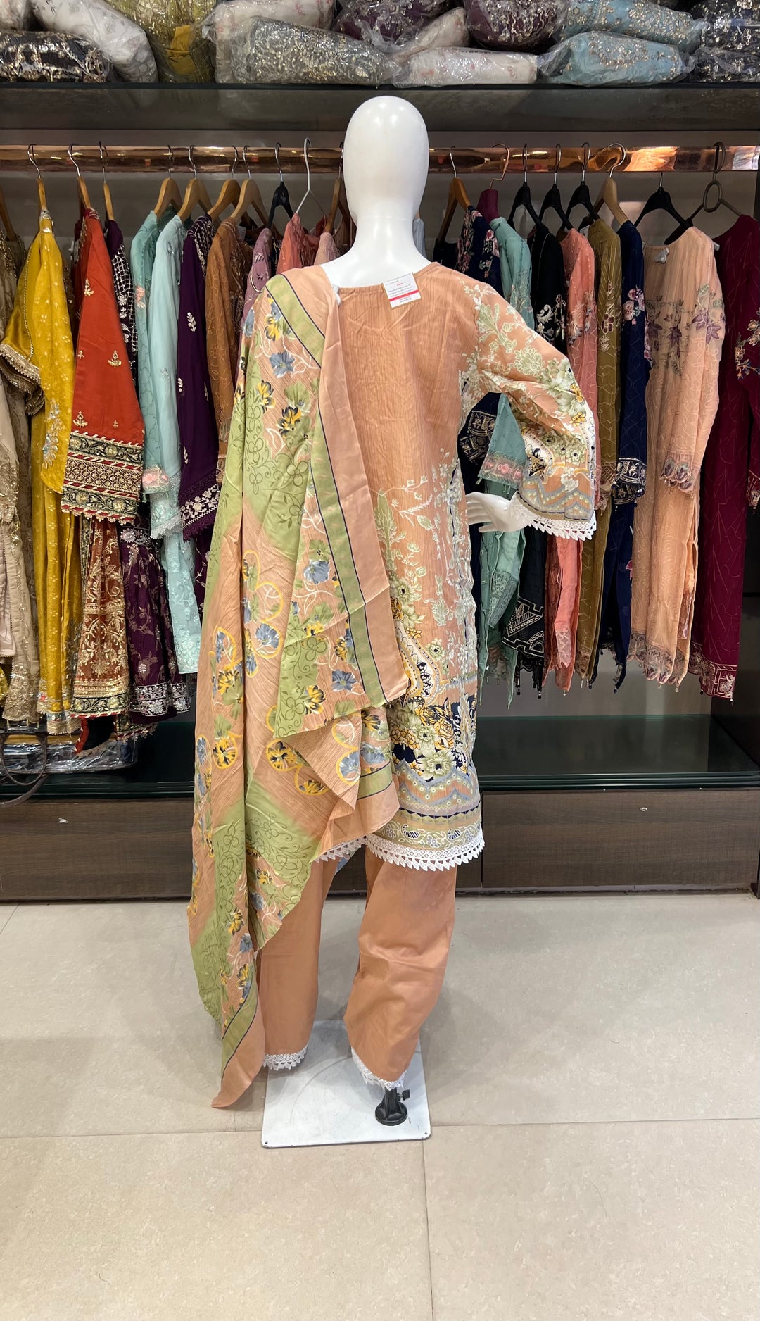 PAKISTANI LAWN COTTON SUITS FOR RAMZAN 3XL - MOD19