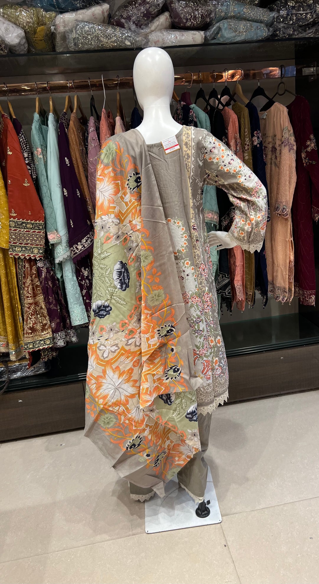 PAKISTANI LAWN COTTON SUITS FOR RAMZAN 3XL - MOD19