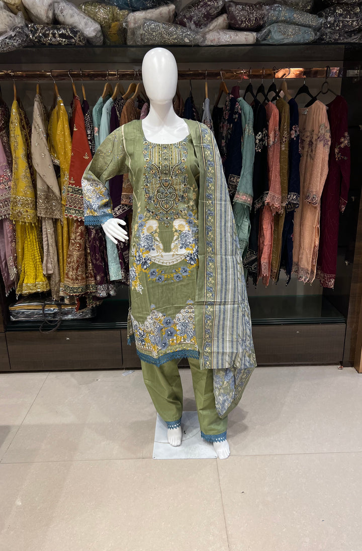 PAKISTANI LAWN COTTON SUITS FOR RAMZAN 3XL - MOD19