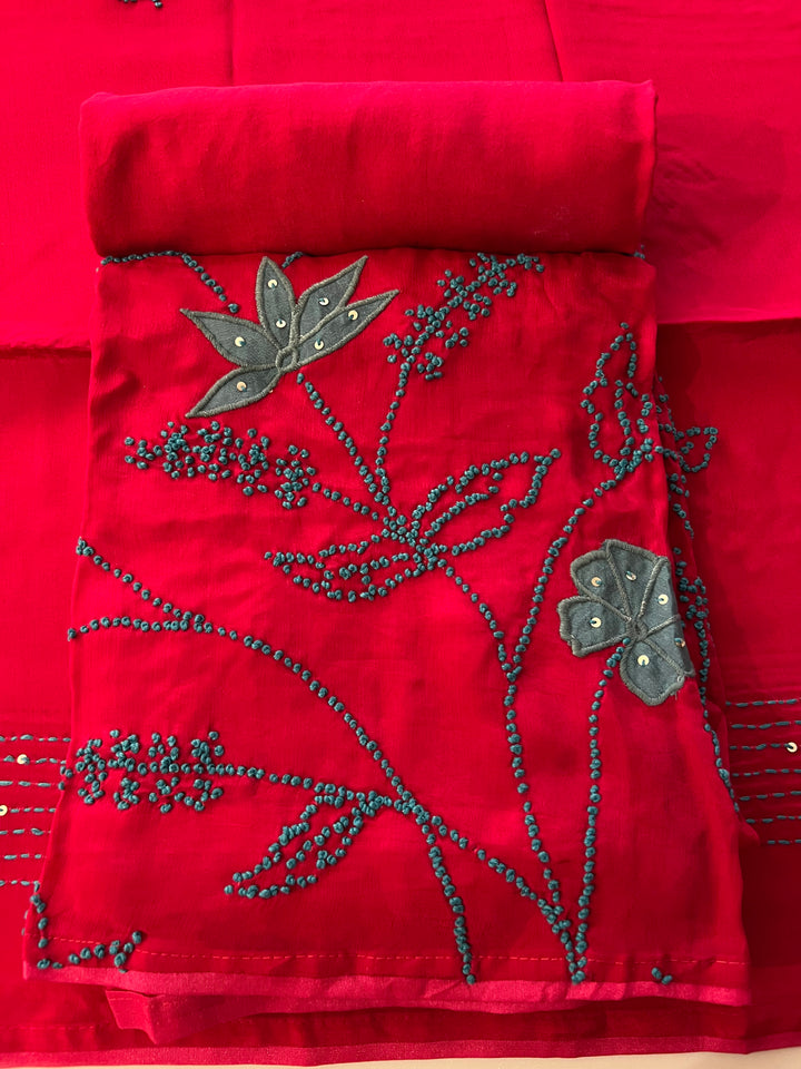 DESIGNER UNSTITCHED DRESS MATERIAL - MMT02