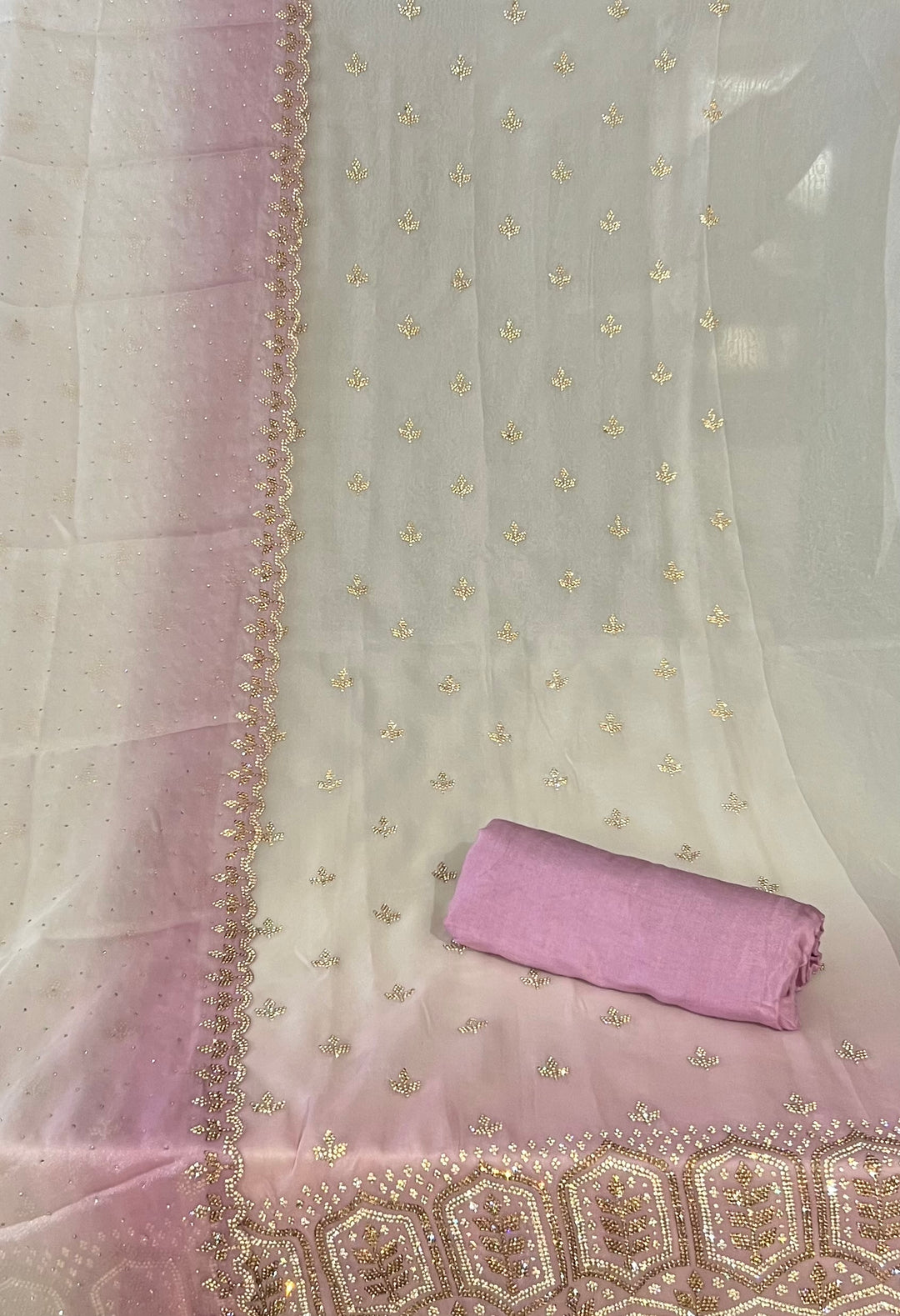 DESIGNER UNSTITCHED DRESS MATERIAL - BTA012
