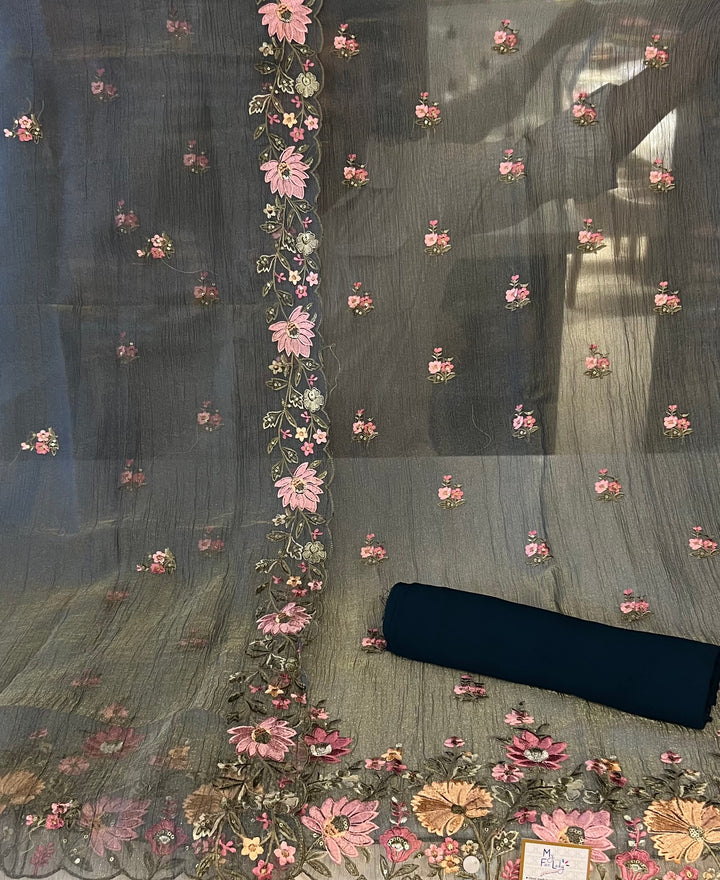 DESIGNER UNSTITCHED DRESS MATERIAL - BRT12
