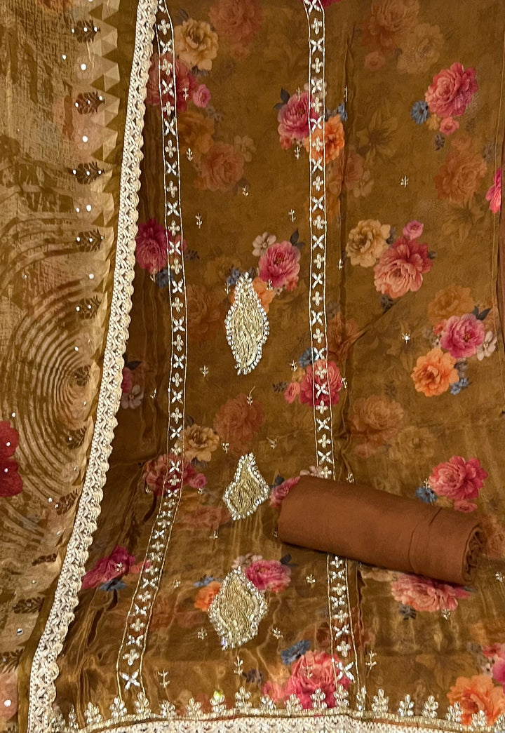 DESIGNER UNSTITCHED DRESS MATERIAL - MMT15
