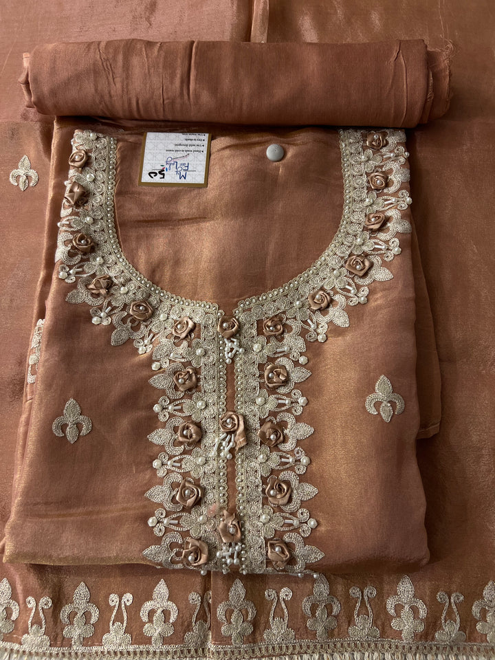 DESIGNER UNSTITCHED DRESS MATERIAL - BRT50