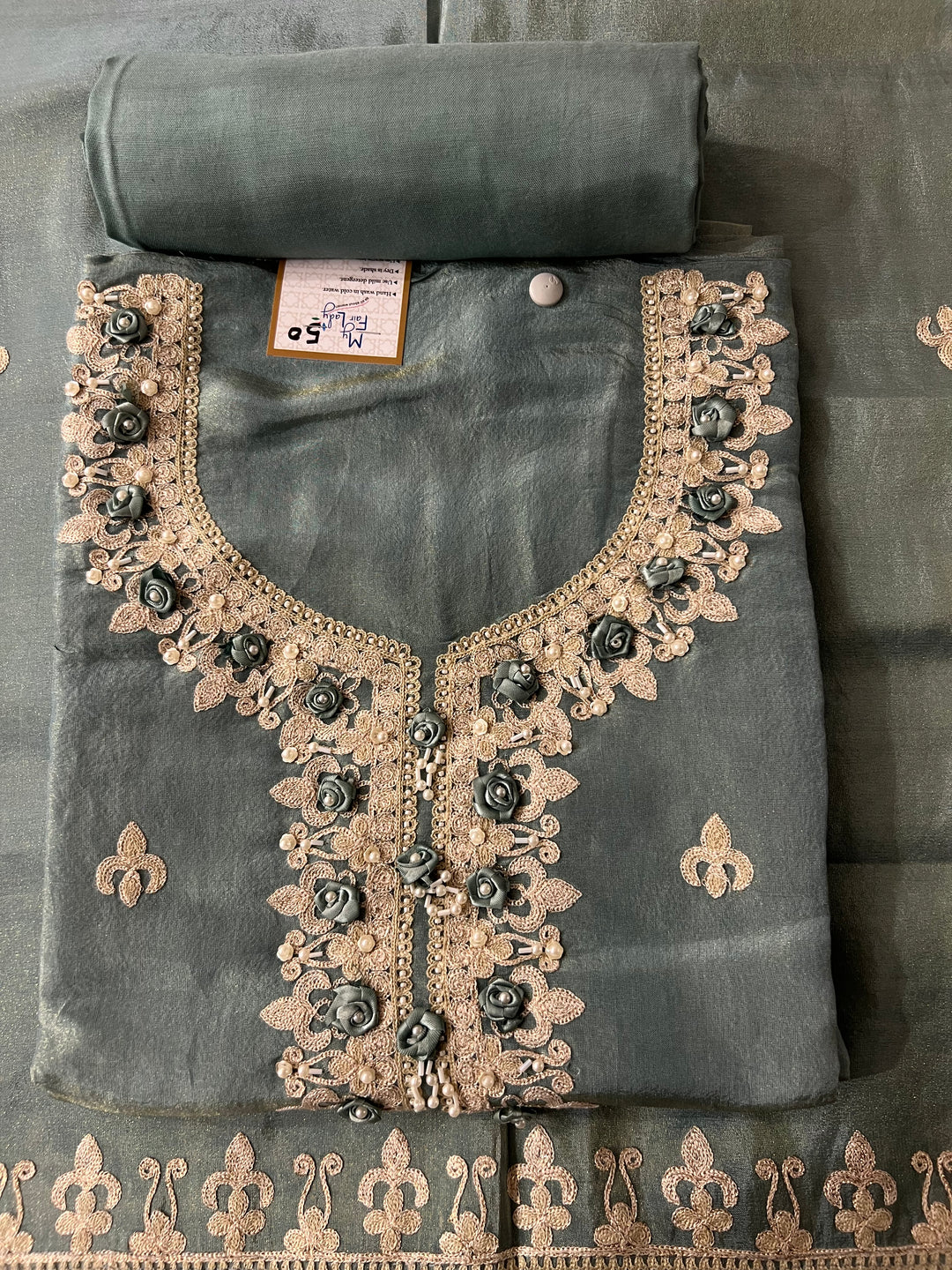 DESIGNER UNSTITCHED DRESS MATERIAL - BRT50