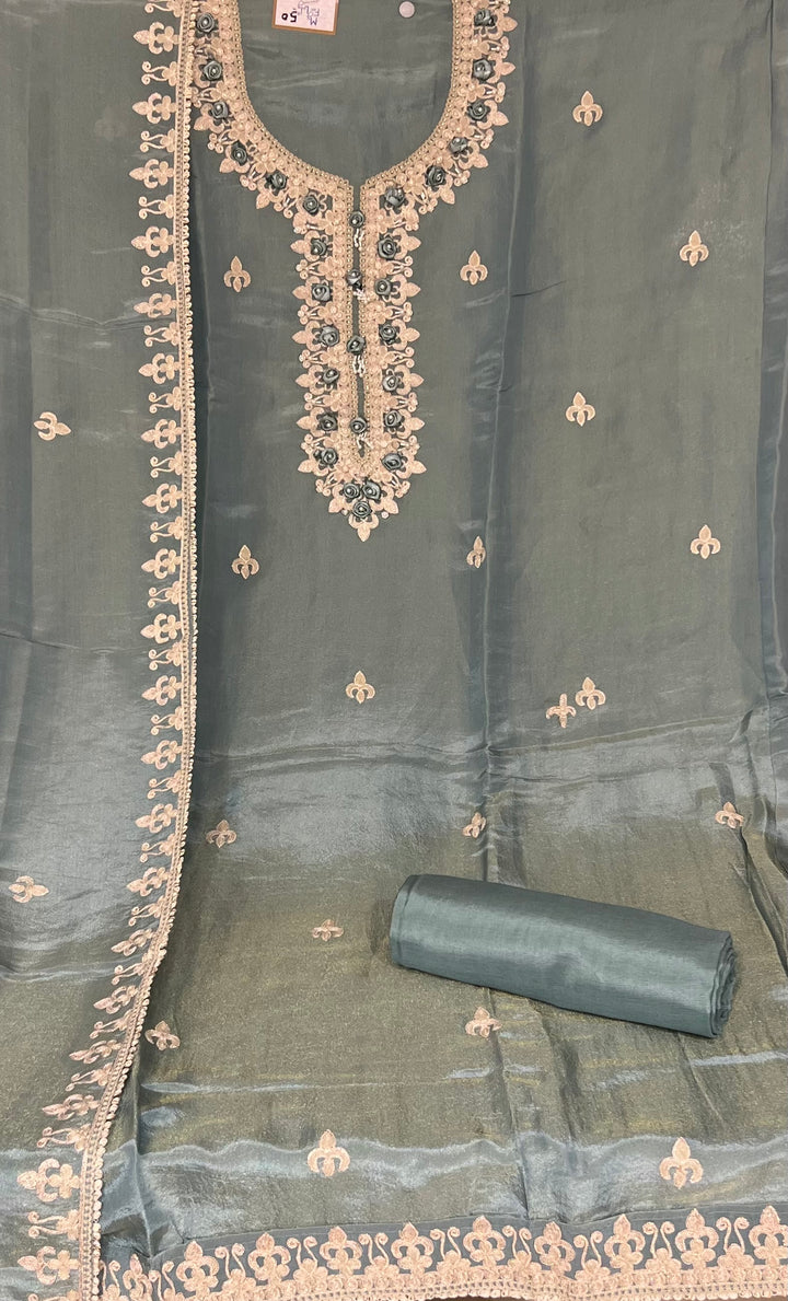DESIGNER UNSTITCHED DRESS MATERIAL - BRT50