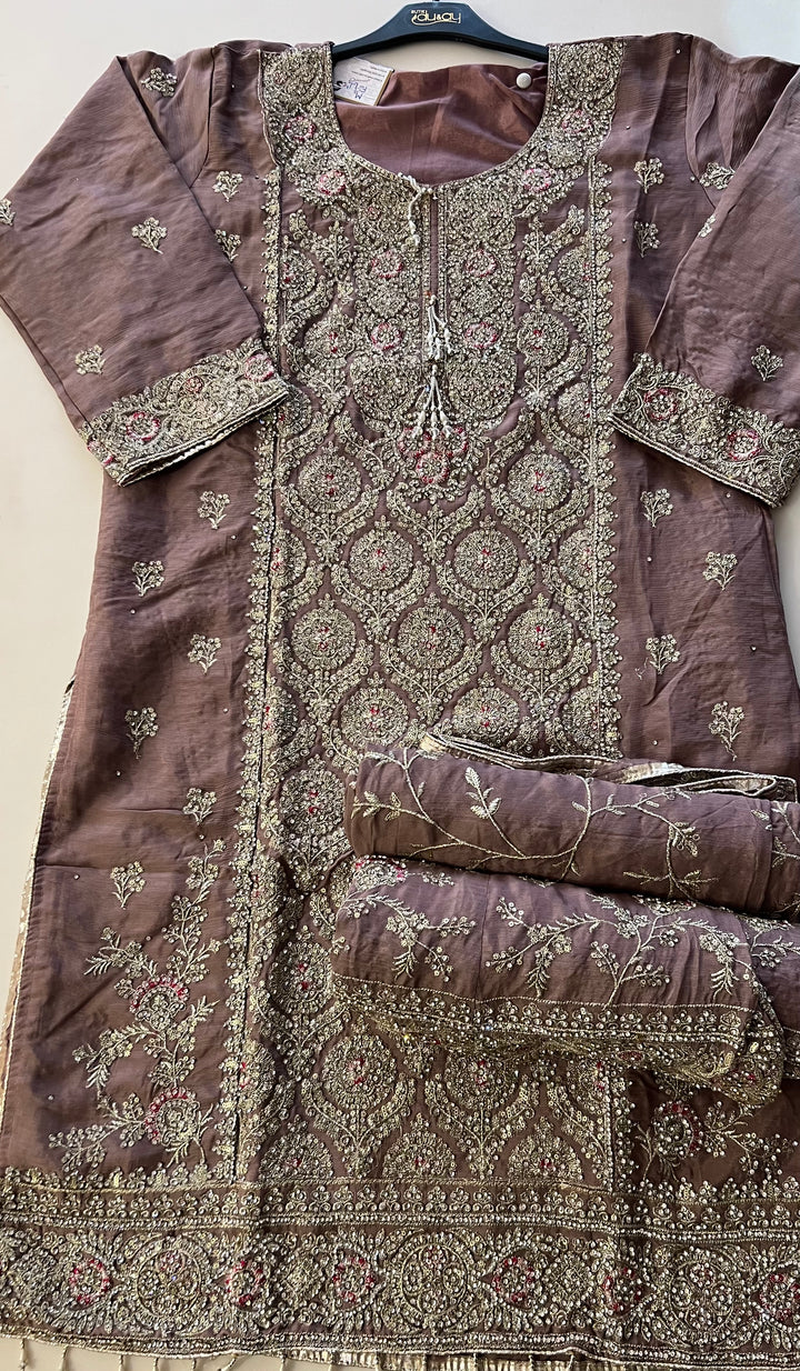 Festive Wedding Hand Work Designs Suit -MZE05
