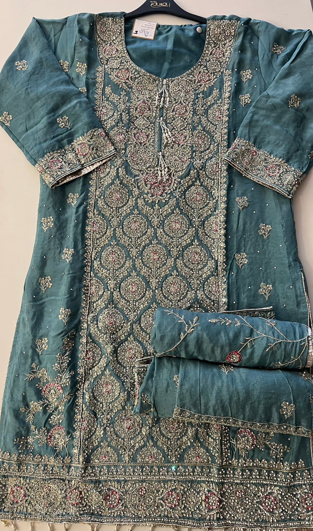 Festive Wedding Hand Work Designs Suit -MZE05