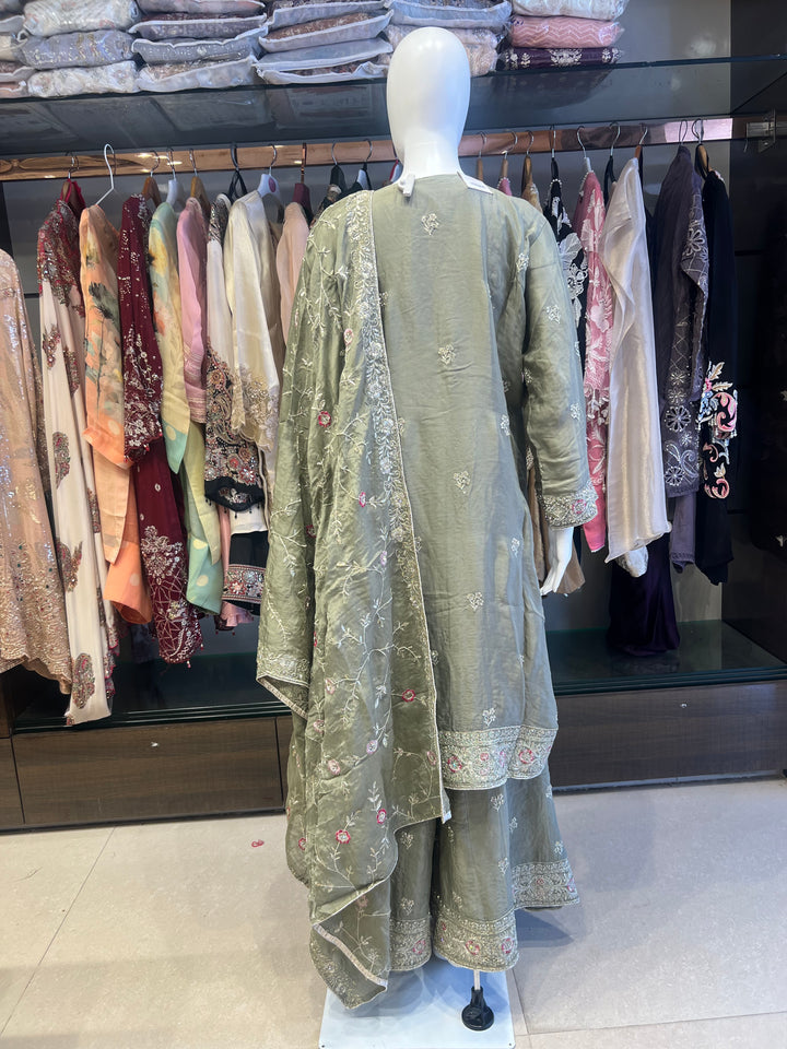 Festive Wedding Hand Work Designs Suit -MZE05