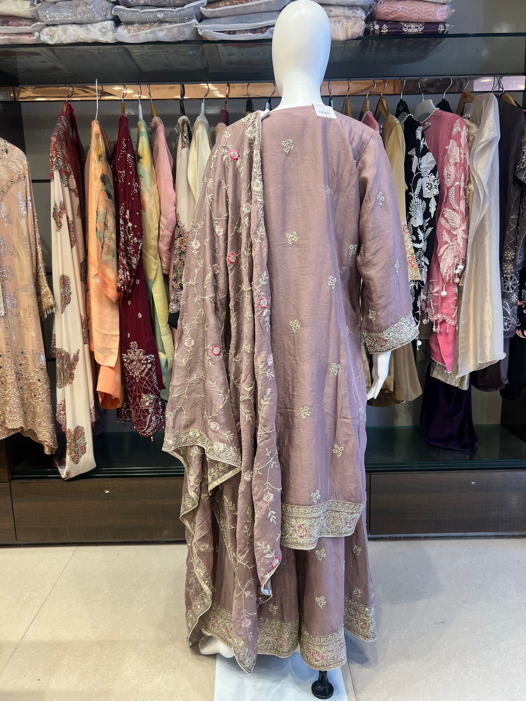 Festive Wedding Hand Work Designs Suit -MZE05
