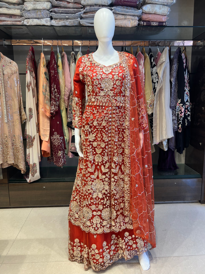 Festive Wedding Hand Work Designs Suit -MZE01