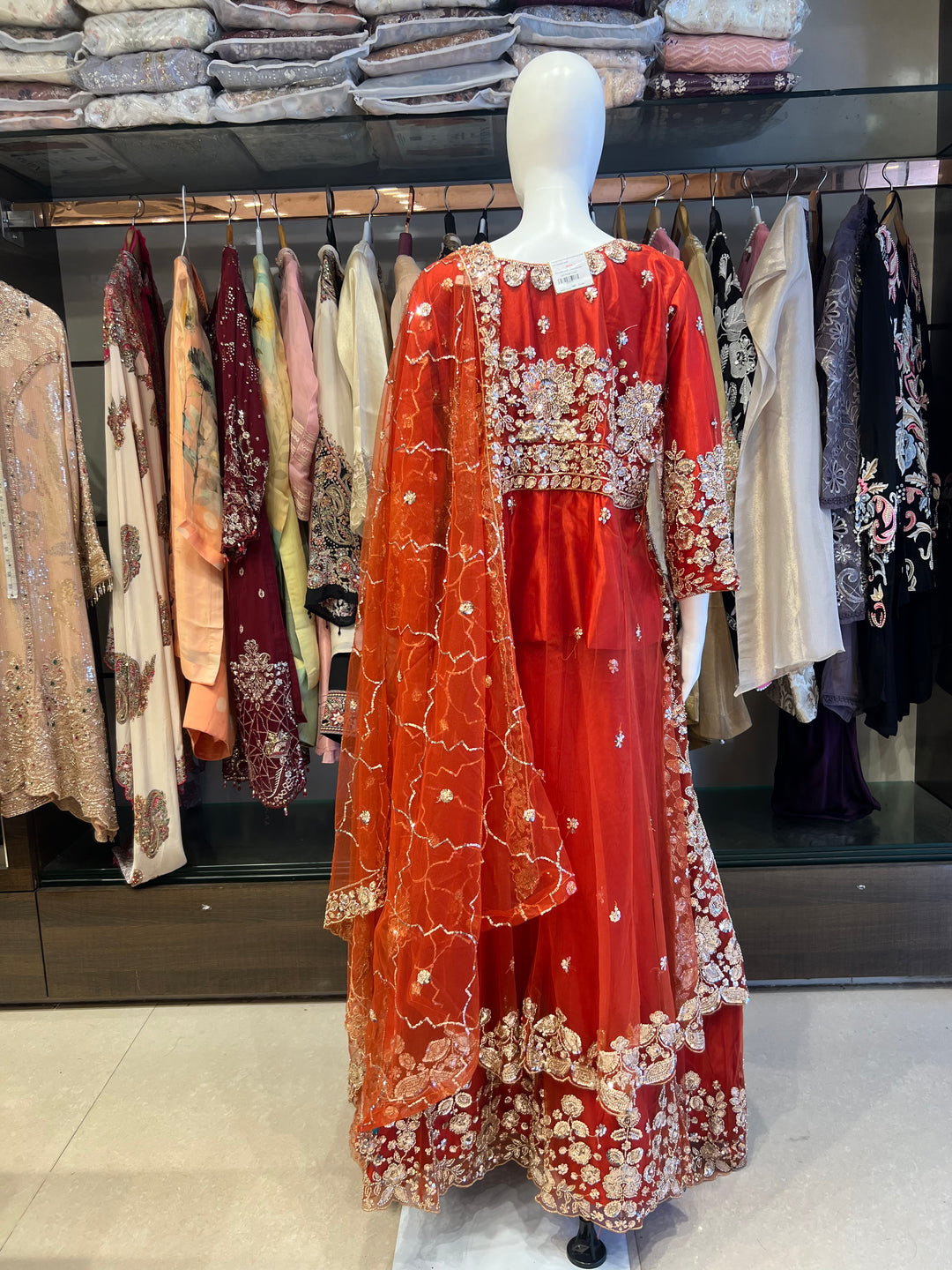 Festive Wedding Hand Work Designs Suit -MZE01
