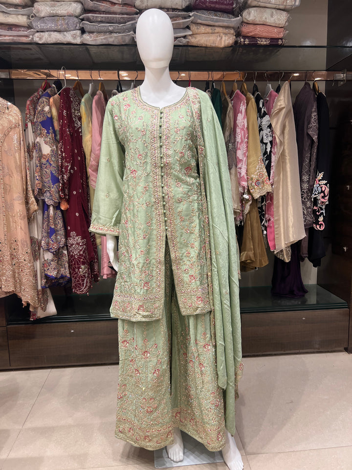 Festive Wedding Hand Work Designs Suit -MZE03