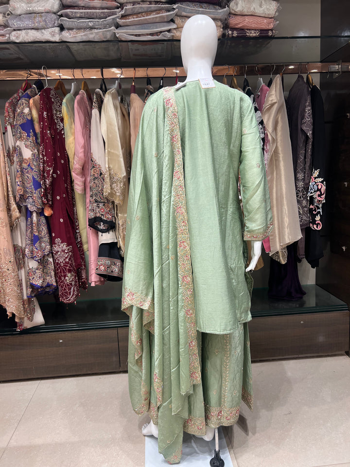 Festive Wedding Hand Work Designs Suit -MZE03
