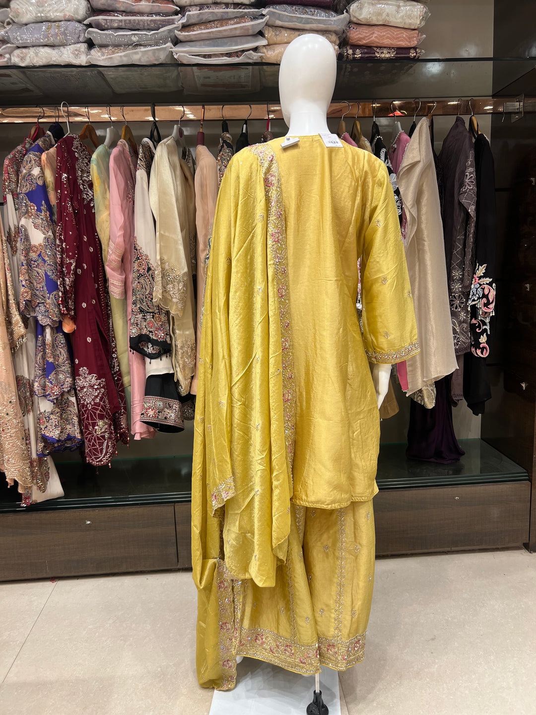 Festive Wedding Hand Work Designs Suit -MZE03