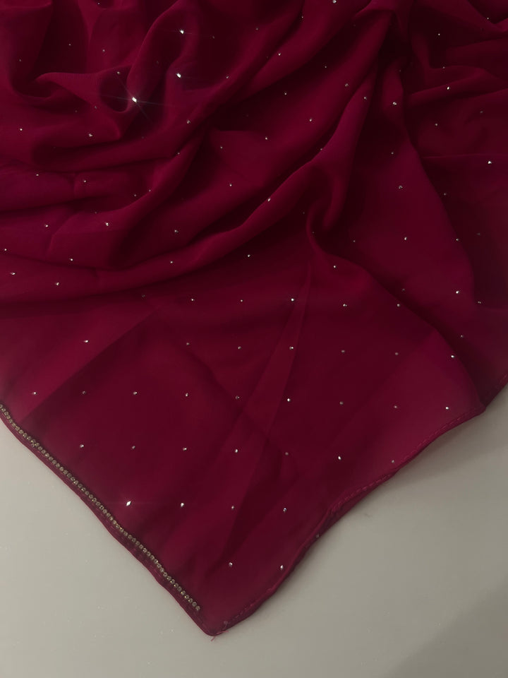 ZOYA FANCY STONE WORK HIJABS (1.75M*0.5M) - BTZ02