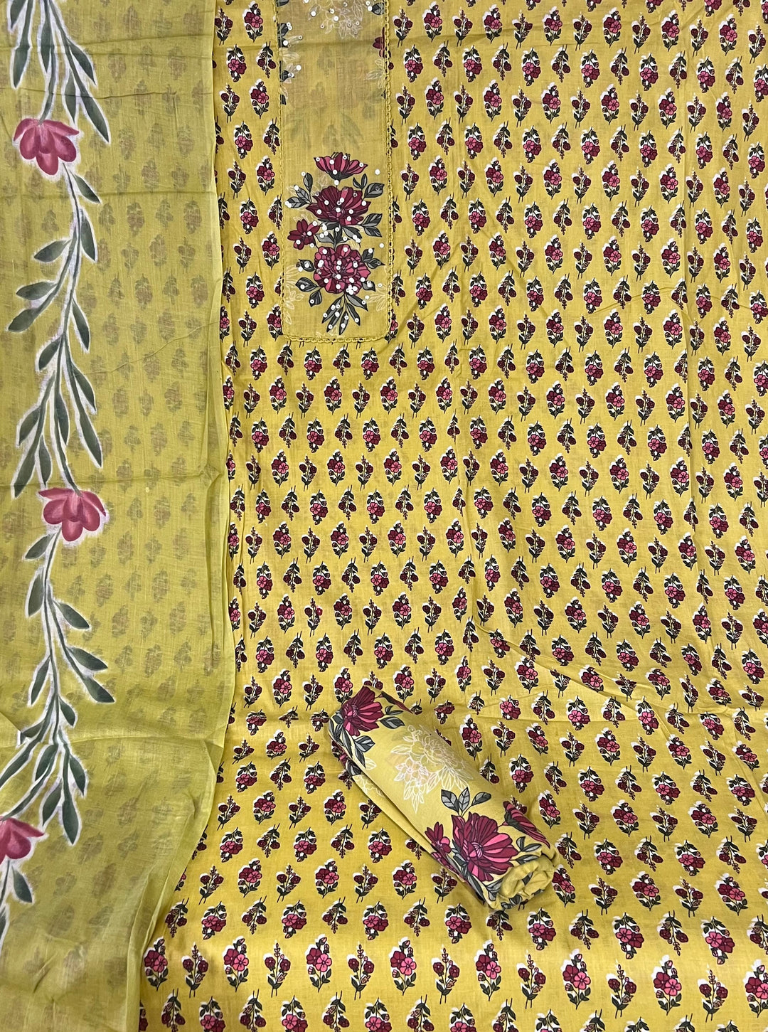 DESIGNER UNSTITCHED DRESS MATERIAL - BTMF34
