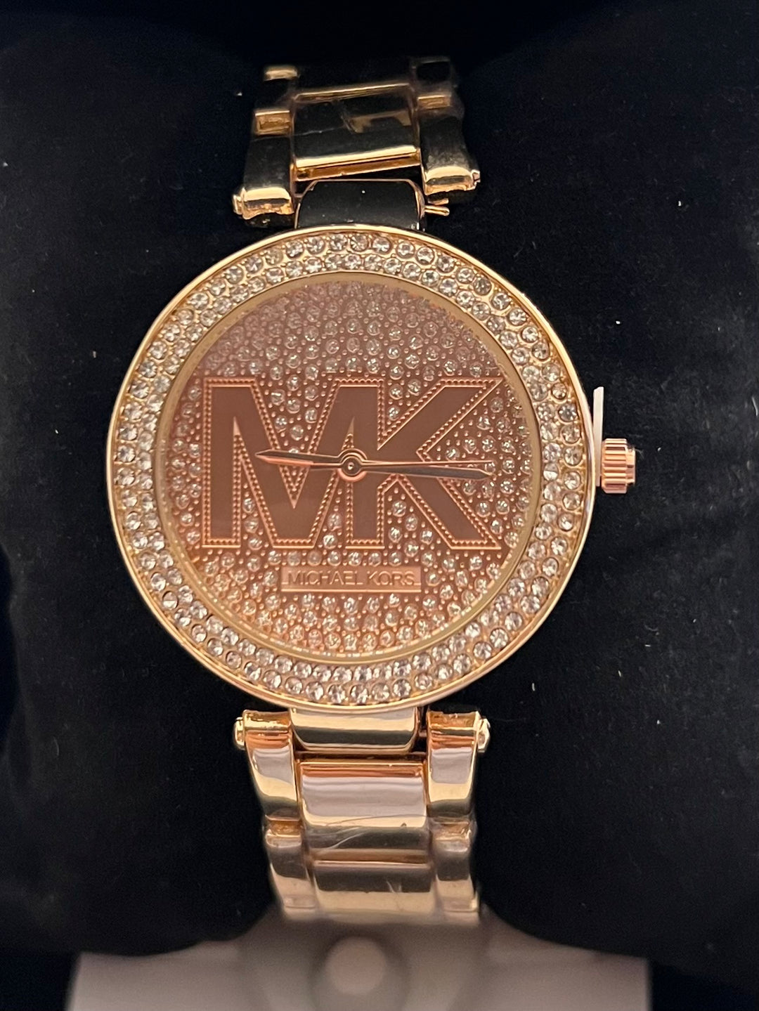 GOLD WATCH - K2017/WHITE STONES
