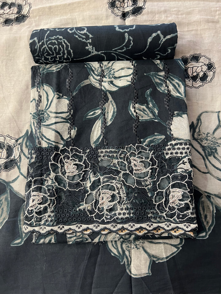 DESIGNER UNSTITCHED DRESS MATERIAL - BTMF22