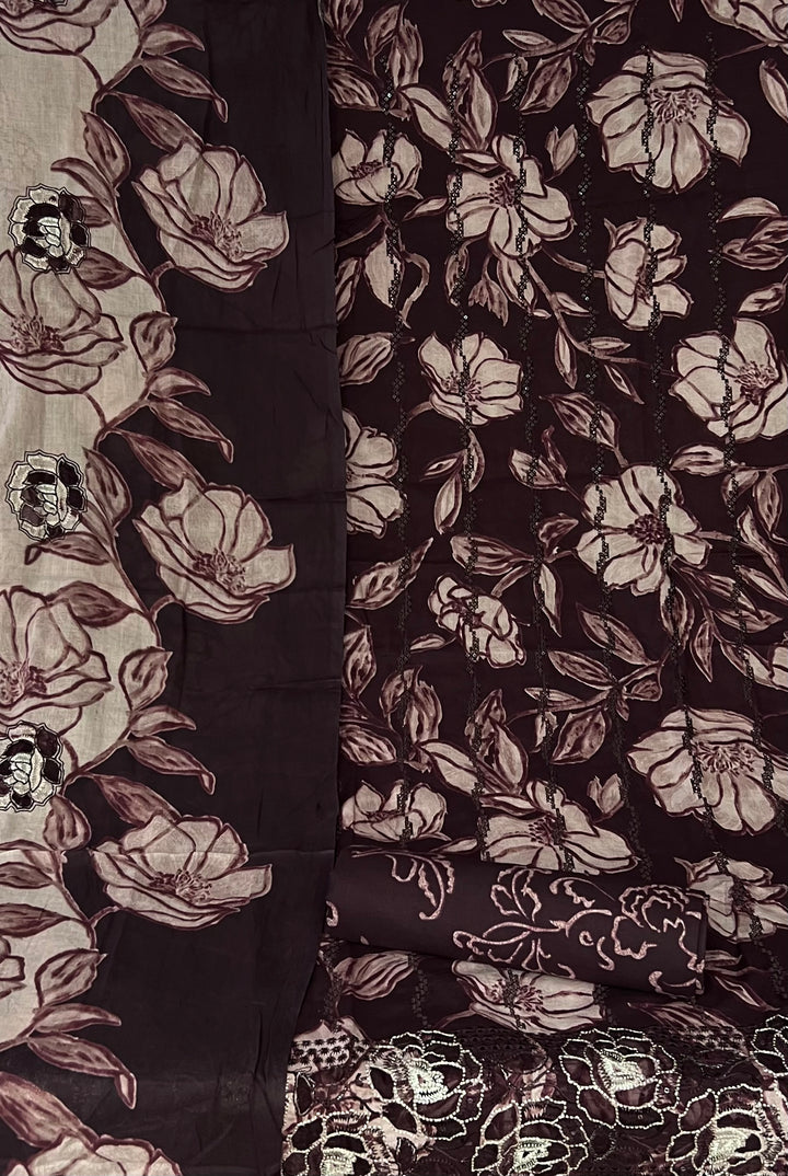 DESIGNER UNSTITCHED DRESS MATERIAL - BTMF22