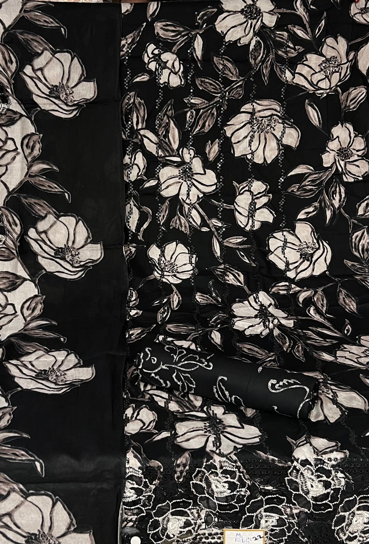 DESIGNER UNSTITCHED DRESS MATERIAL - BTMF22