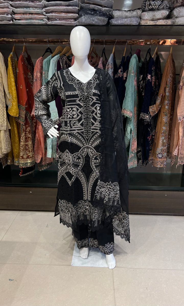 MARIYA BLACK DESIGNER WORK SUIT - MIX14