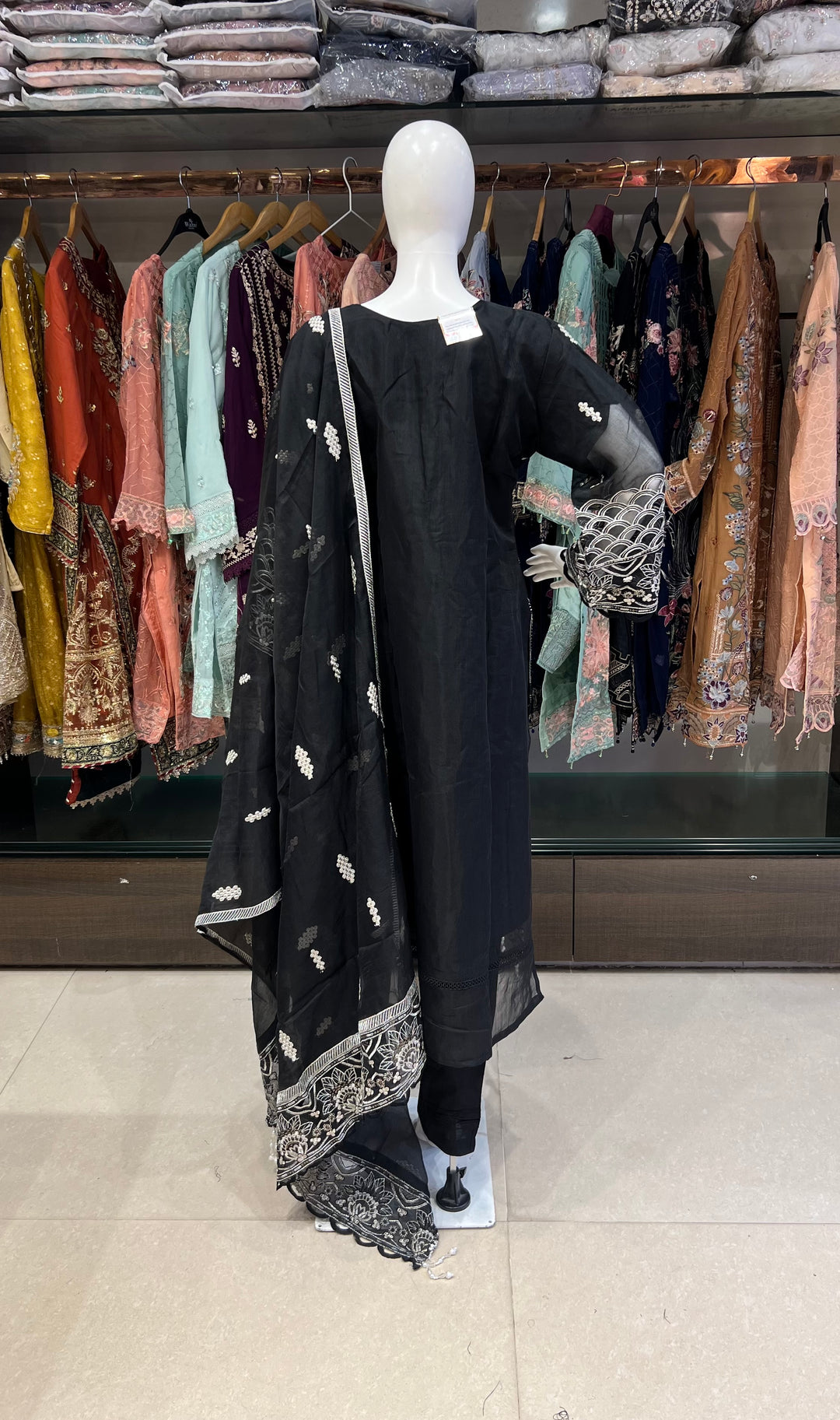 MARIYA BLACK DESIGNER WORK SUIT - MIX13