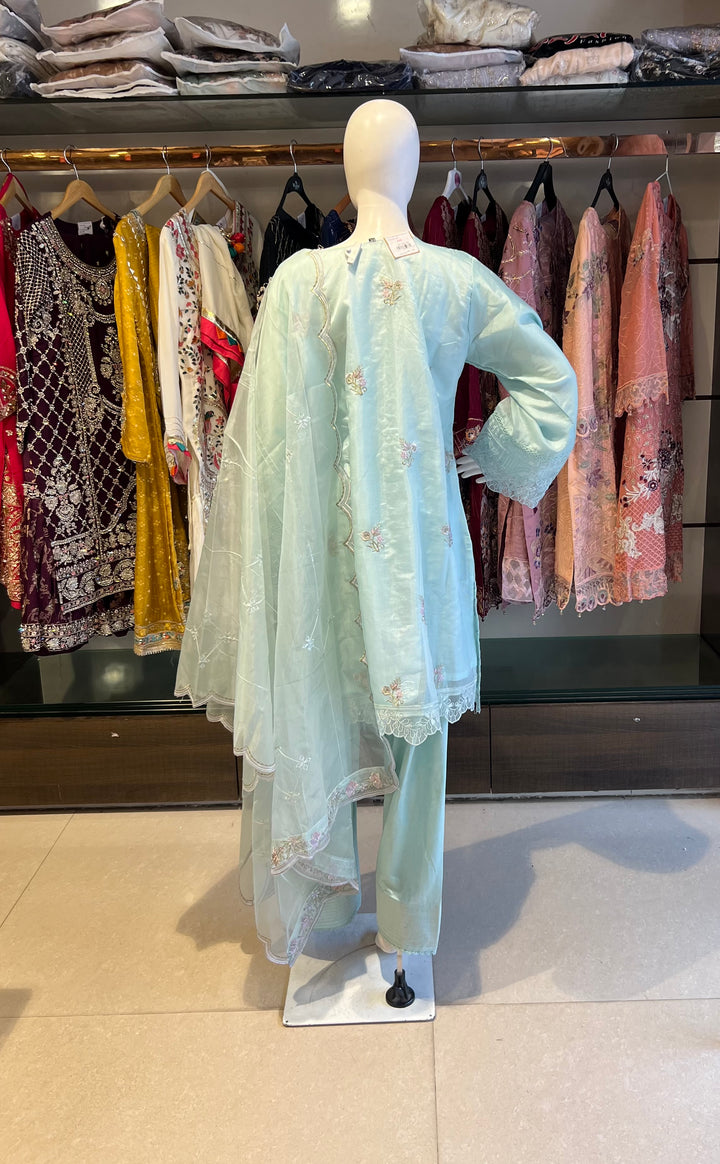 FIRDAUS BREEZE DESIGNER JUTE COTTON SUIT - AAF06