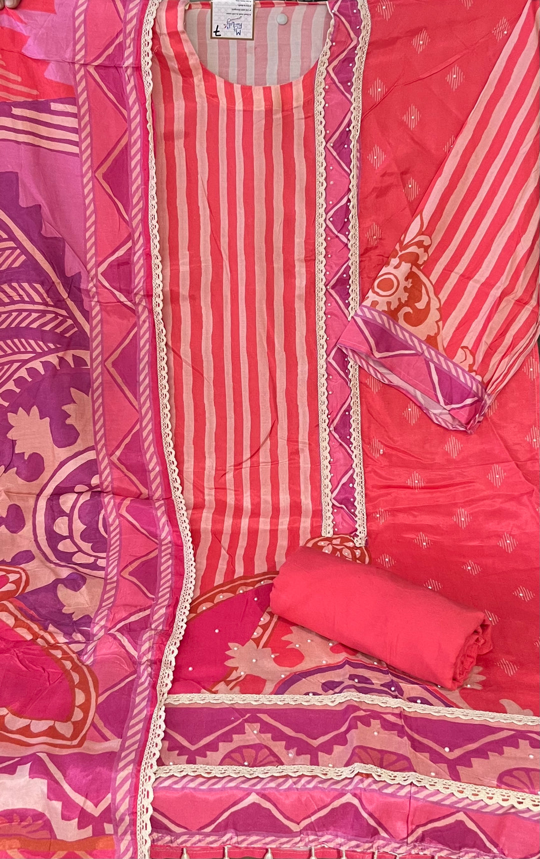 DESIGNER UNSTITCHED DRESS MATERIAL - NMIK07