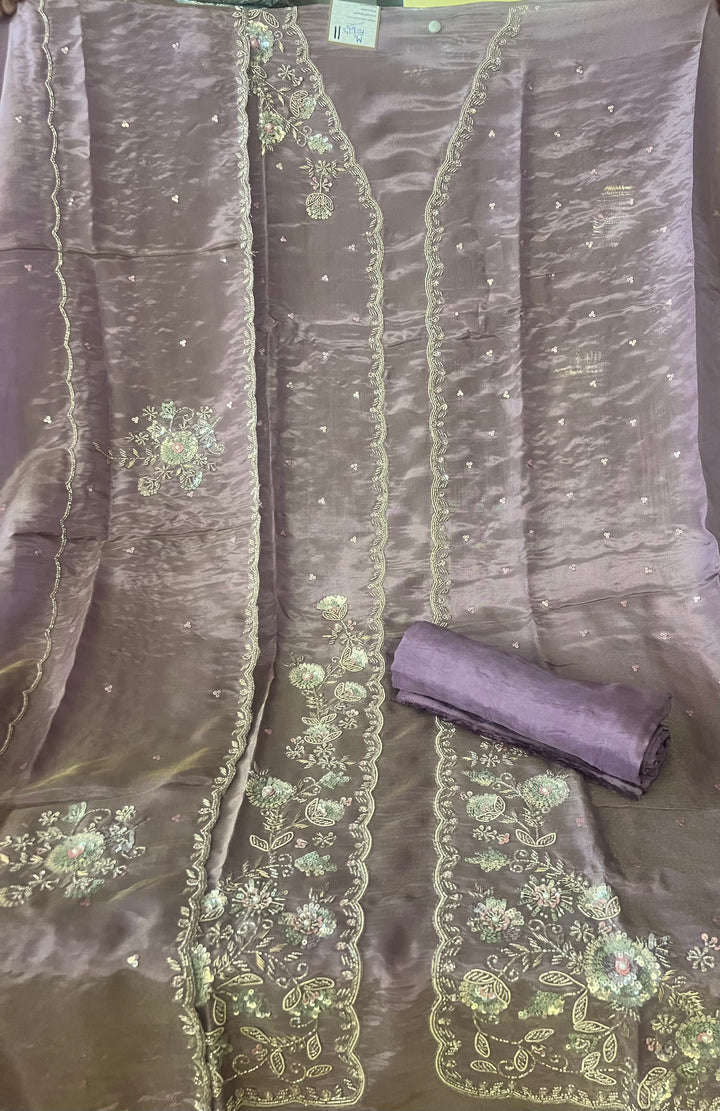 KUSHI DESIGNER UNSTITCHED DRESS MATERIAL-MAMT11