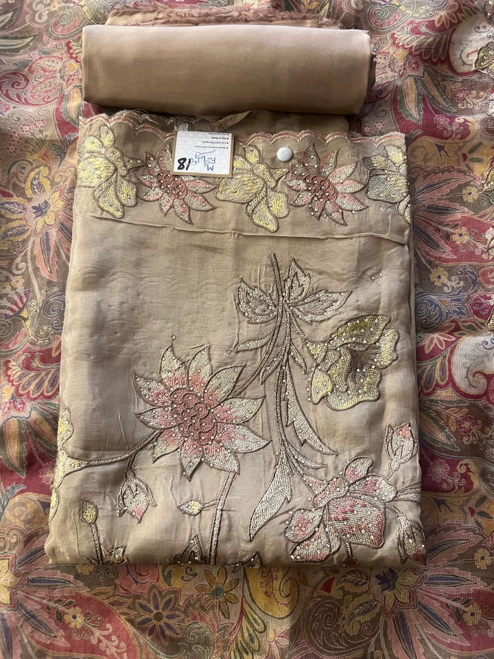 KUSHI DESIGNER UNSTITCHED DRESS MATERIAL-MAMT18