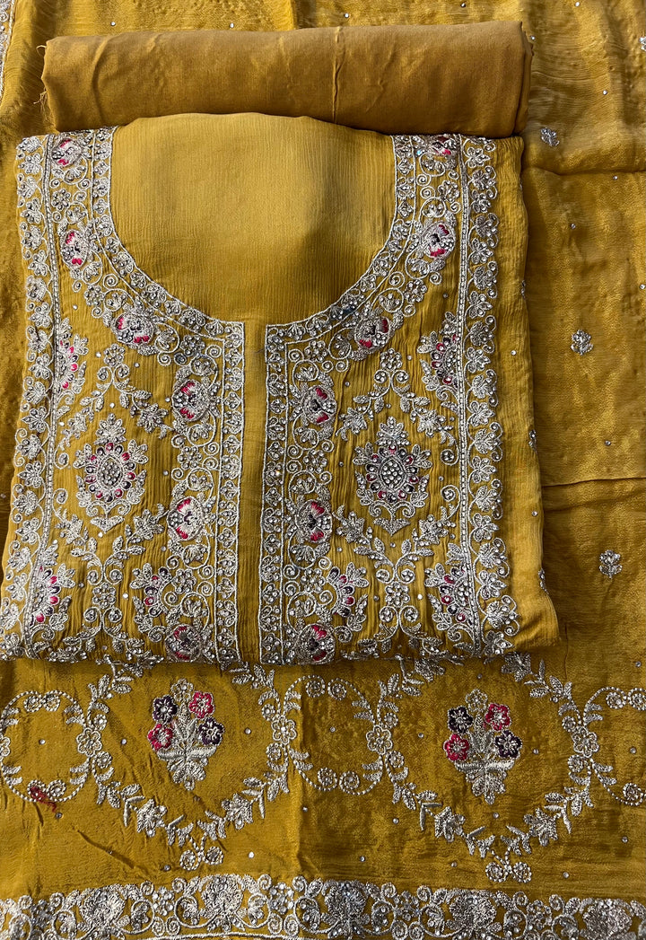 UNSTITCHED DESIGNER SUIT- IKMC10/5