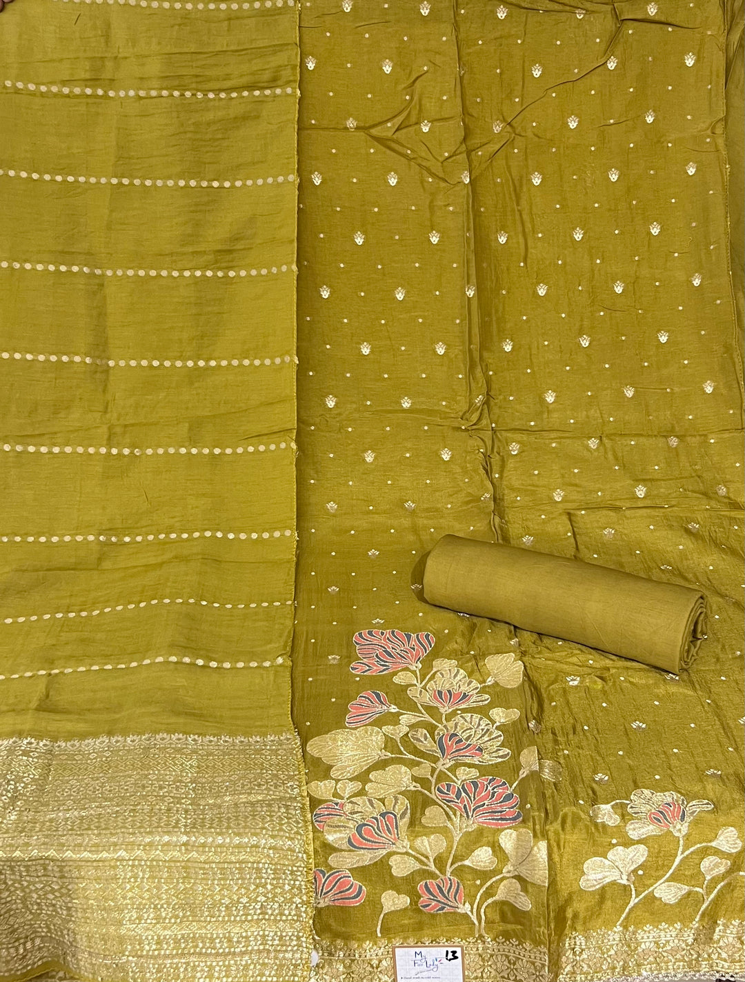 DESIGNER UNSTITCHED DRESS MATERIAL - BTMF13
