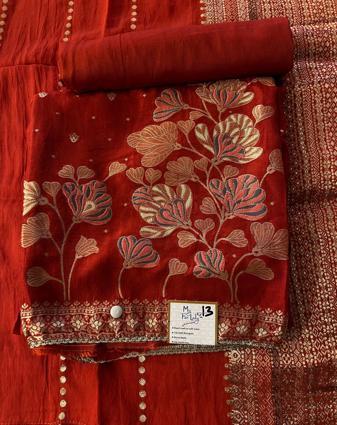 DESIGNER UNSTITCHED DRESS MATERIAL - BTMF13