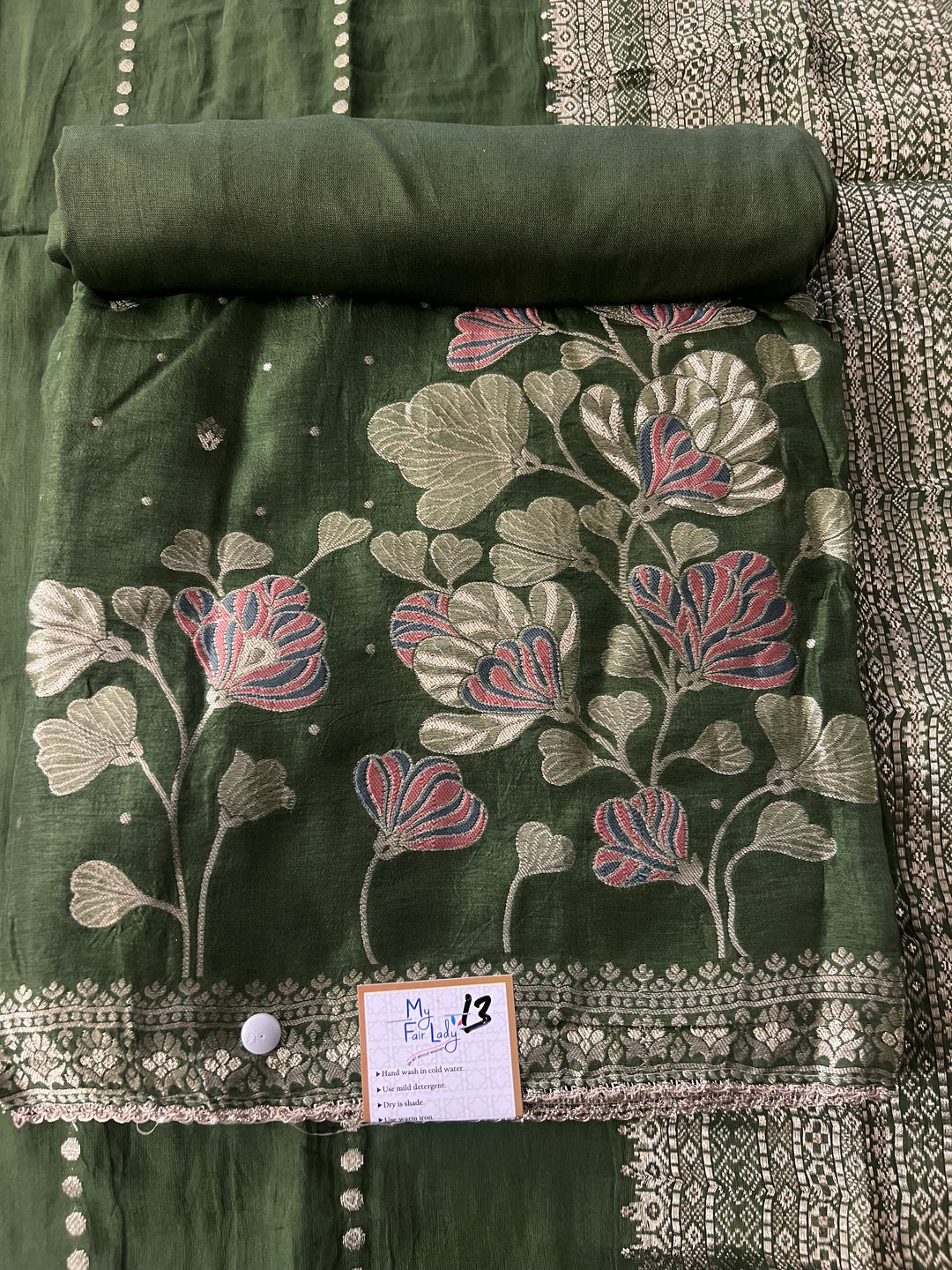 DESIGNER UNSTITCHED DRESS MATERIAL - BTMF13