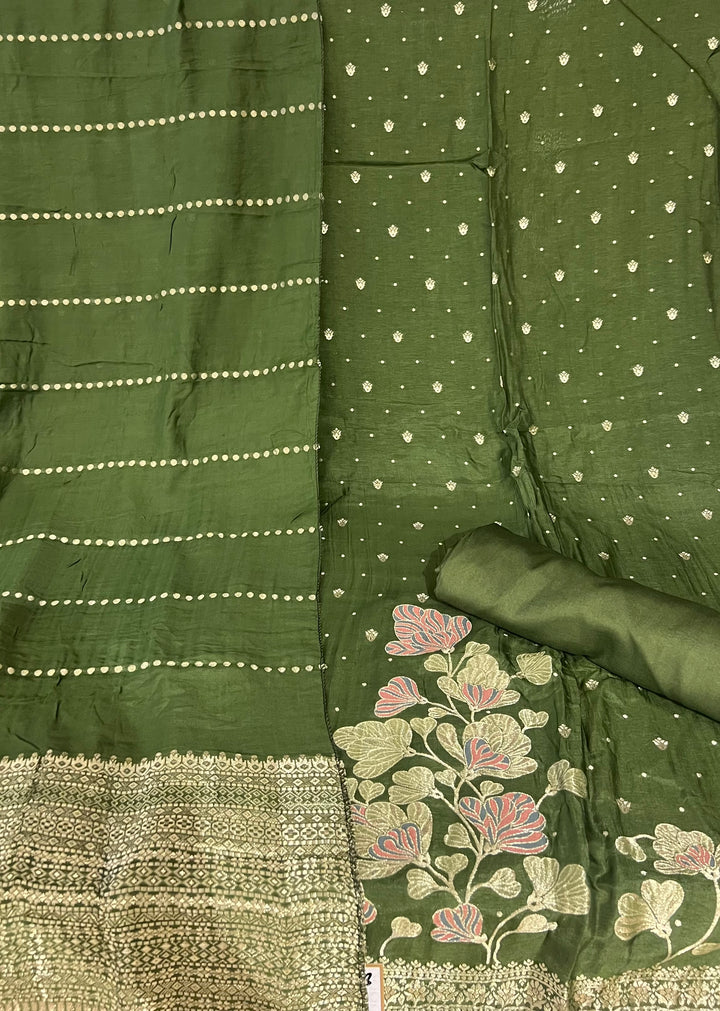 DESIGNER UNSTITCHED DRESS MATERIAL - BTMF13
