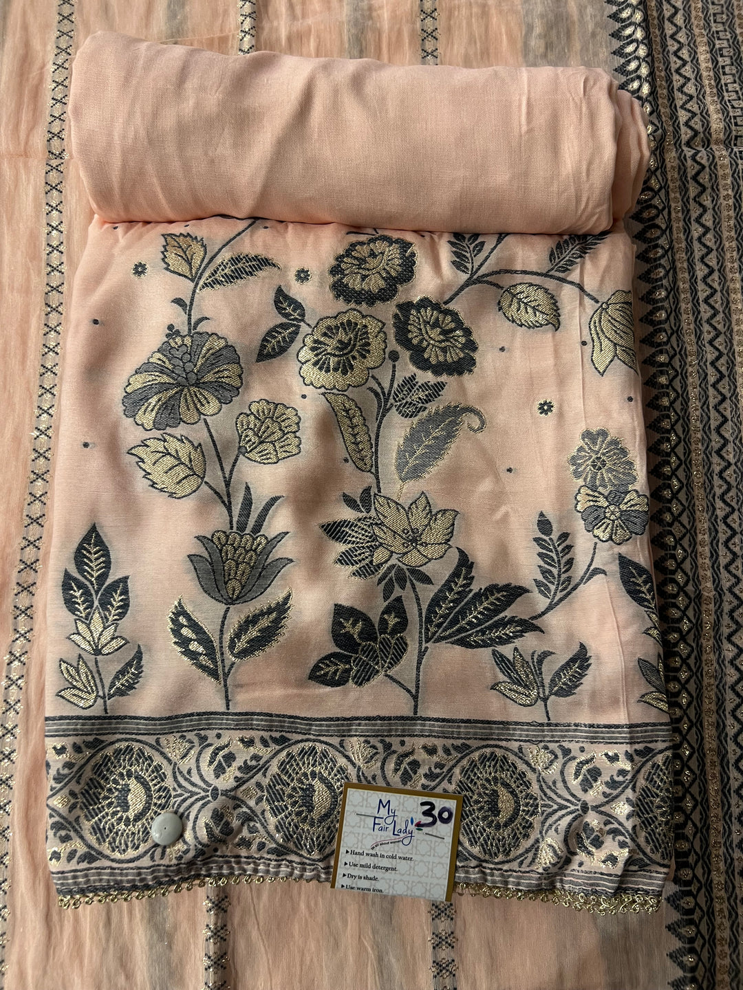 DESIGNER UNSTITCHED DRESS MATERIAL - BTMF30