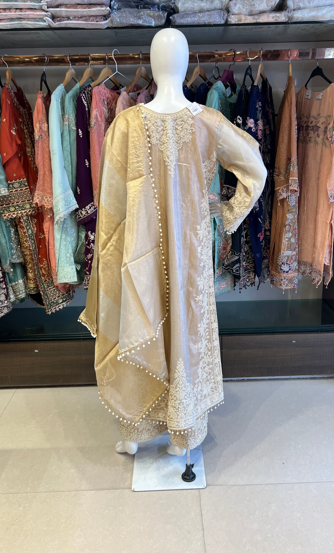 ISHUM DESIGNER FARSHI WORK SUIT - NIK04