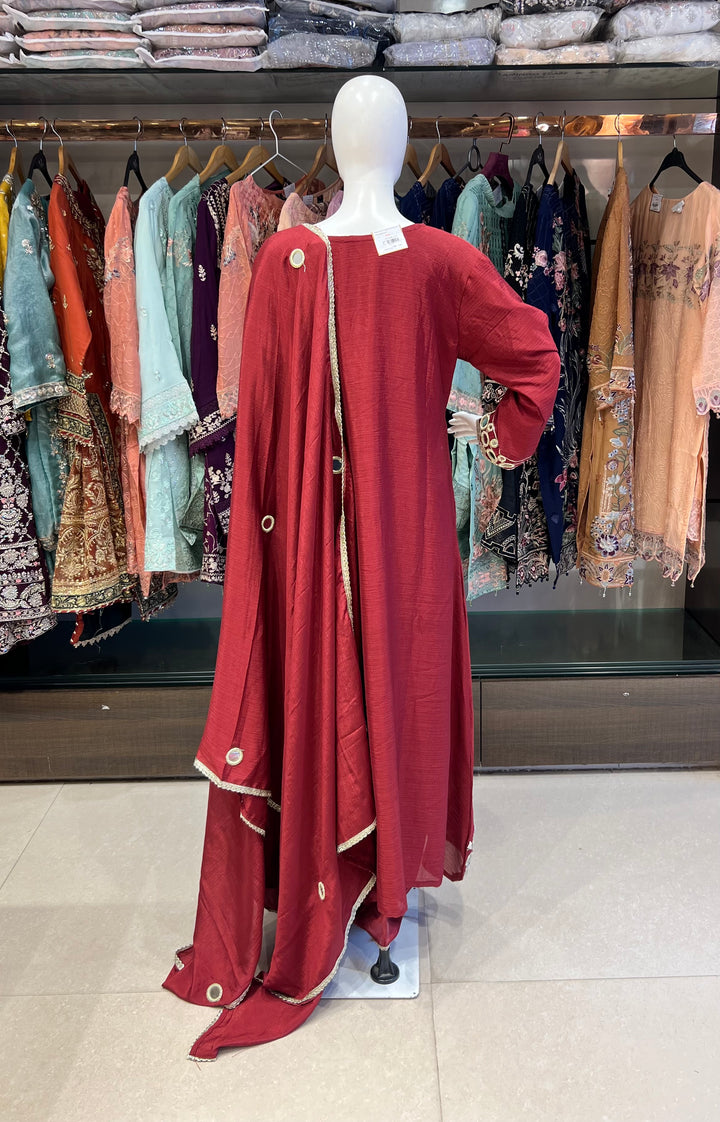 KHAS DESIGNER MIRROR WORK SUIT - MAL01