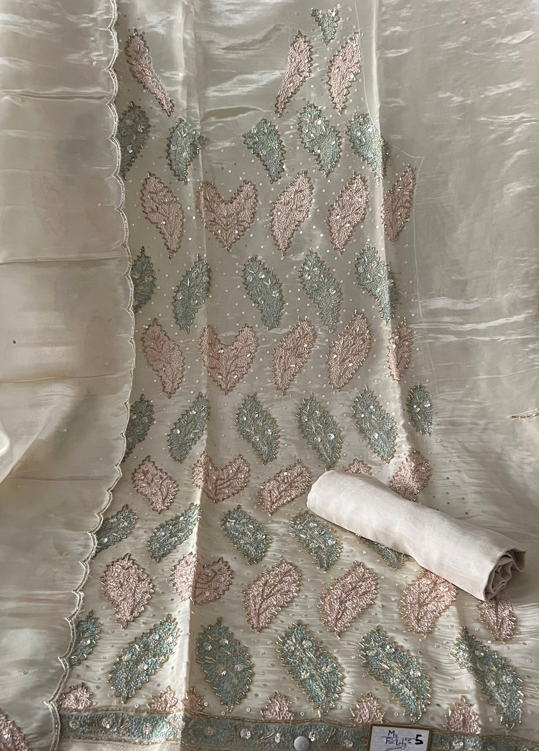 NARGIS DESIGNER UNSTITCHED DRESS MATERIAL - MMT05