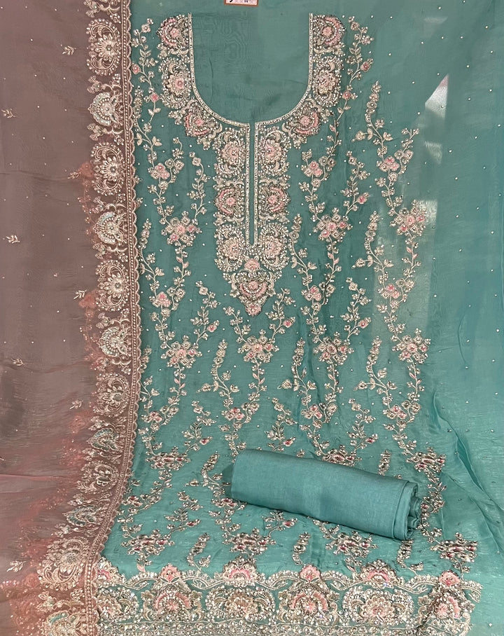 UNSTITCHED DESIGNER SUIT- IKMC06/4