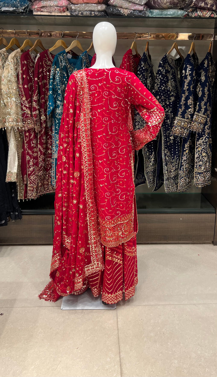 PAKISTANI HANDWORK DESIGNER SUIT - TMF01