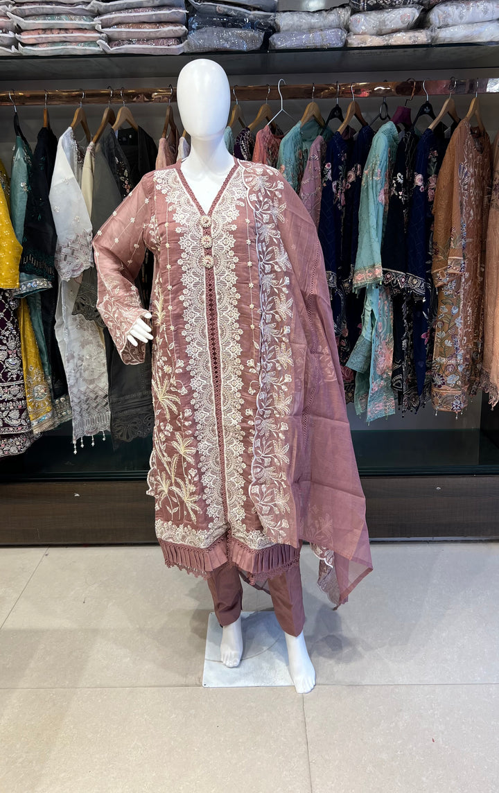 HIBA DESIGNER FESTIVE PARTY WEAR SUIT - MIX11