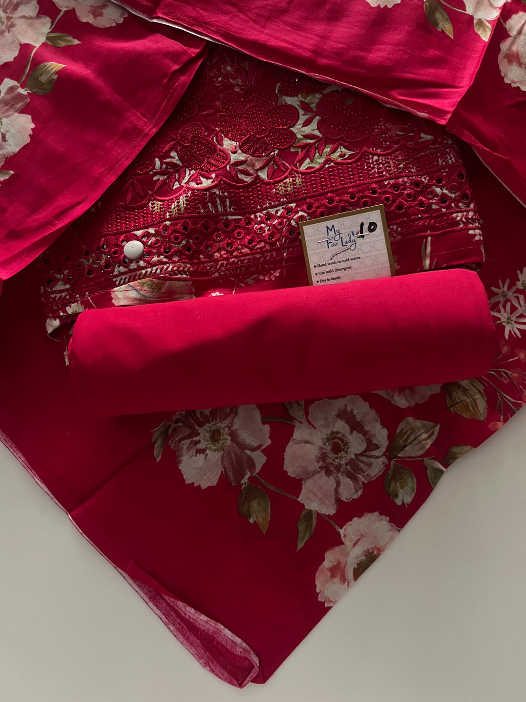MEHAR DESIGNER UNSTITCHED COTTON DRESS MATERIAL - BTB010